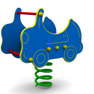 Zabawka na sprężynie HDPE - Auto